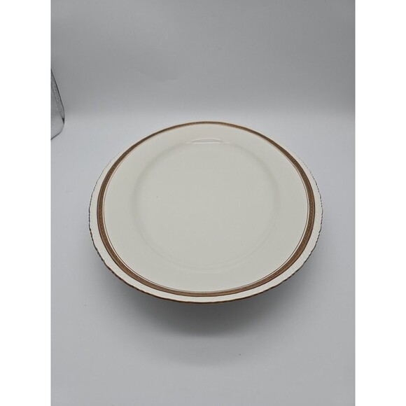 Rorstrand Sweden Oval Porcelain Platter #522 Gold Ribbon Pattern 15.25" x 10." - Picture 2 of 9